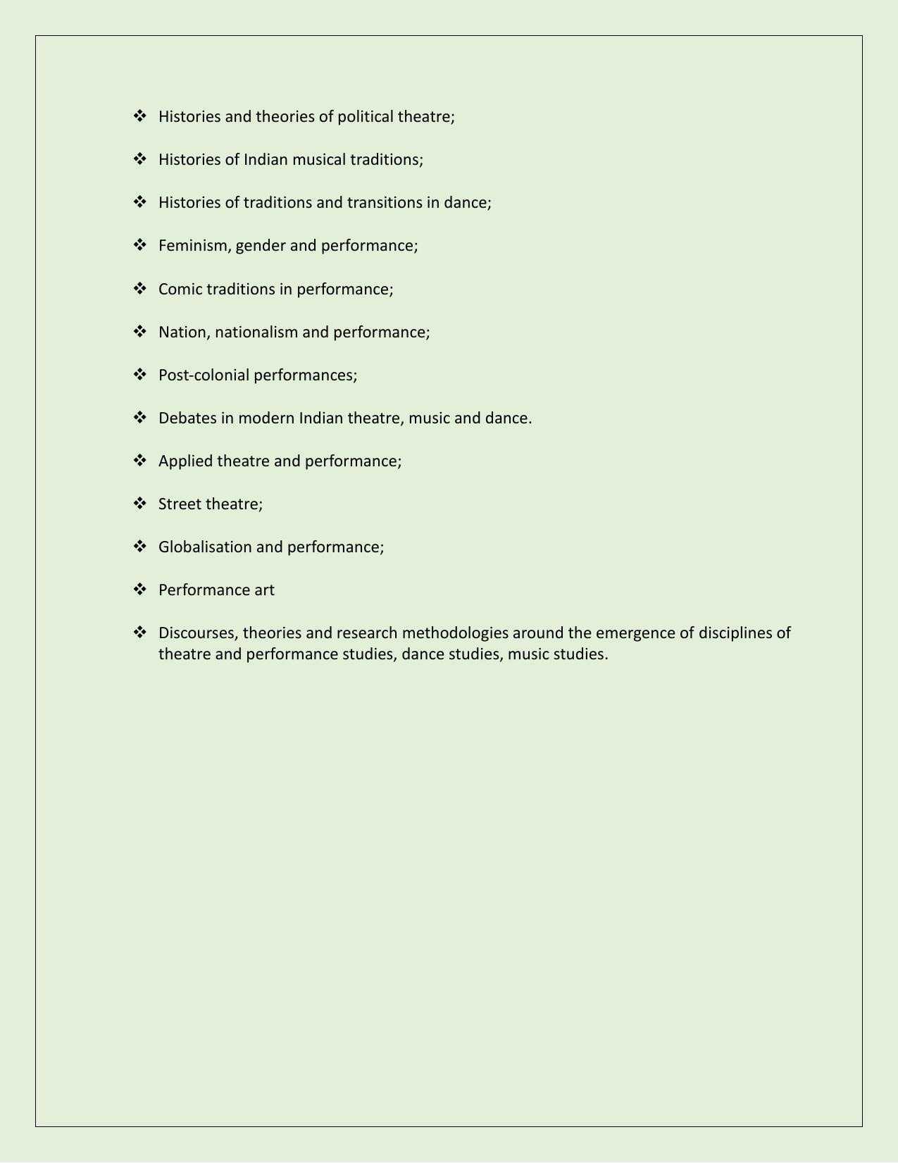 NTA PhD Entrance Exam Theatre and Performance Studies Syllabus - Page 2