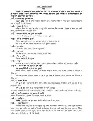 UP Board 11th Syllabus Chemistry