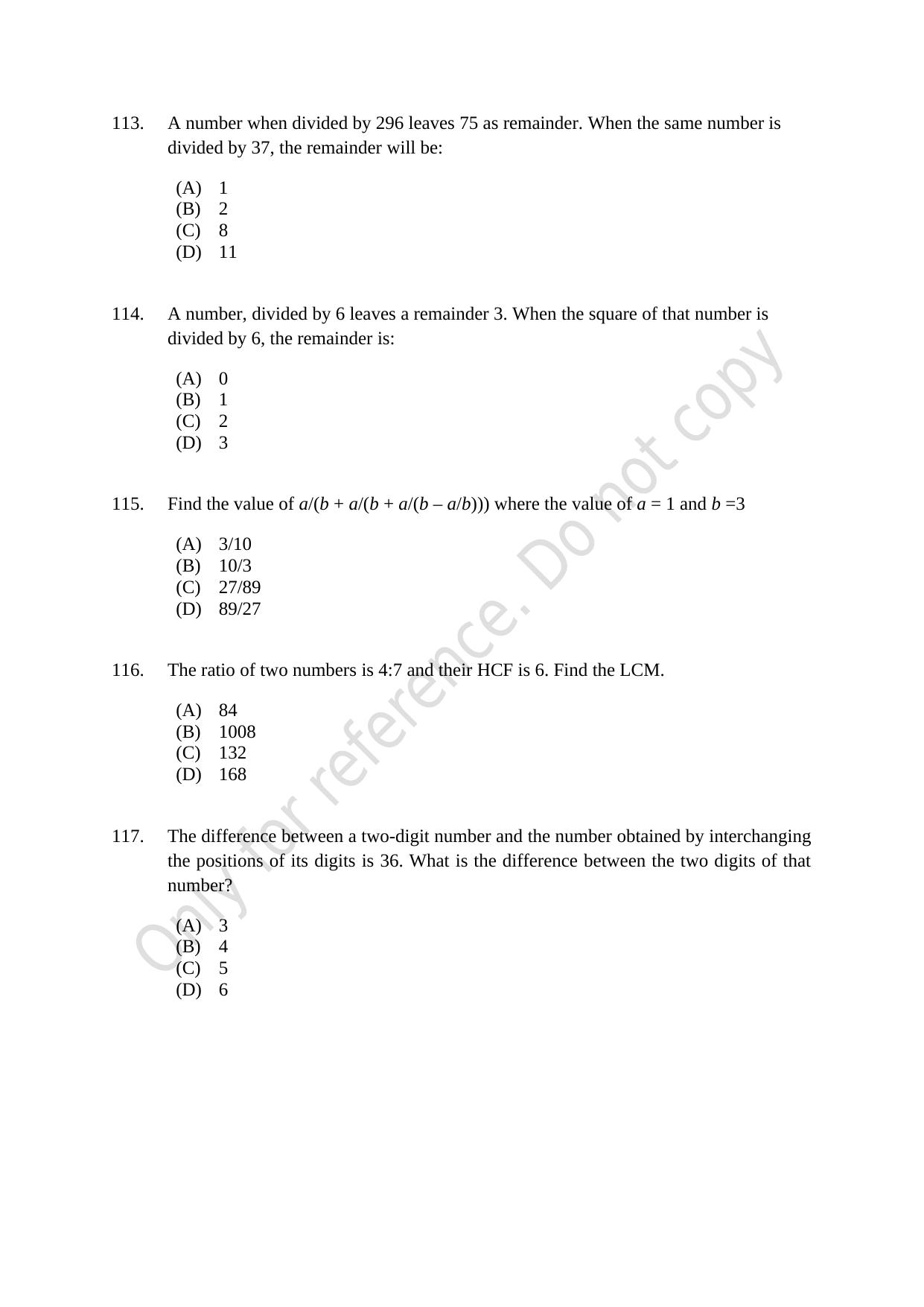 CUSAT CAT 2021 MSc Computer Science Question Paper - Page 25