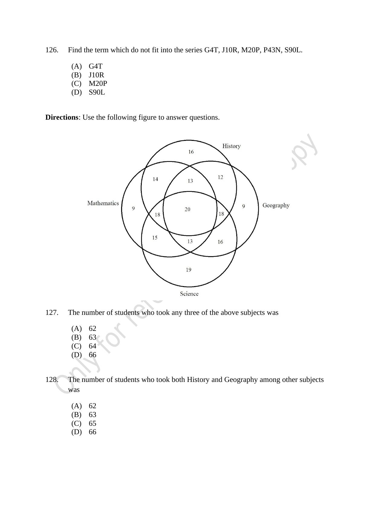 CUSAT CAT 2021 MSc Computer Science Question Paper - Page 28