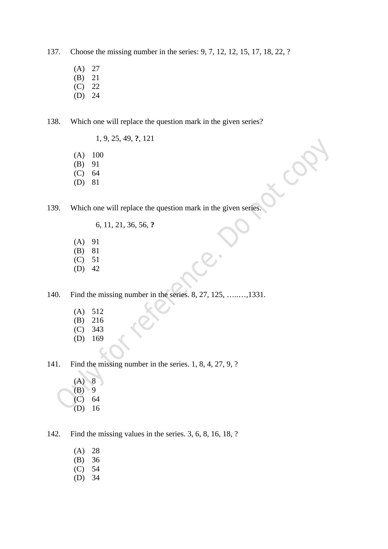 CUSAT CAT 2021 MSc Computer Science Question Paper - Page 32