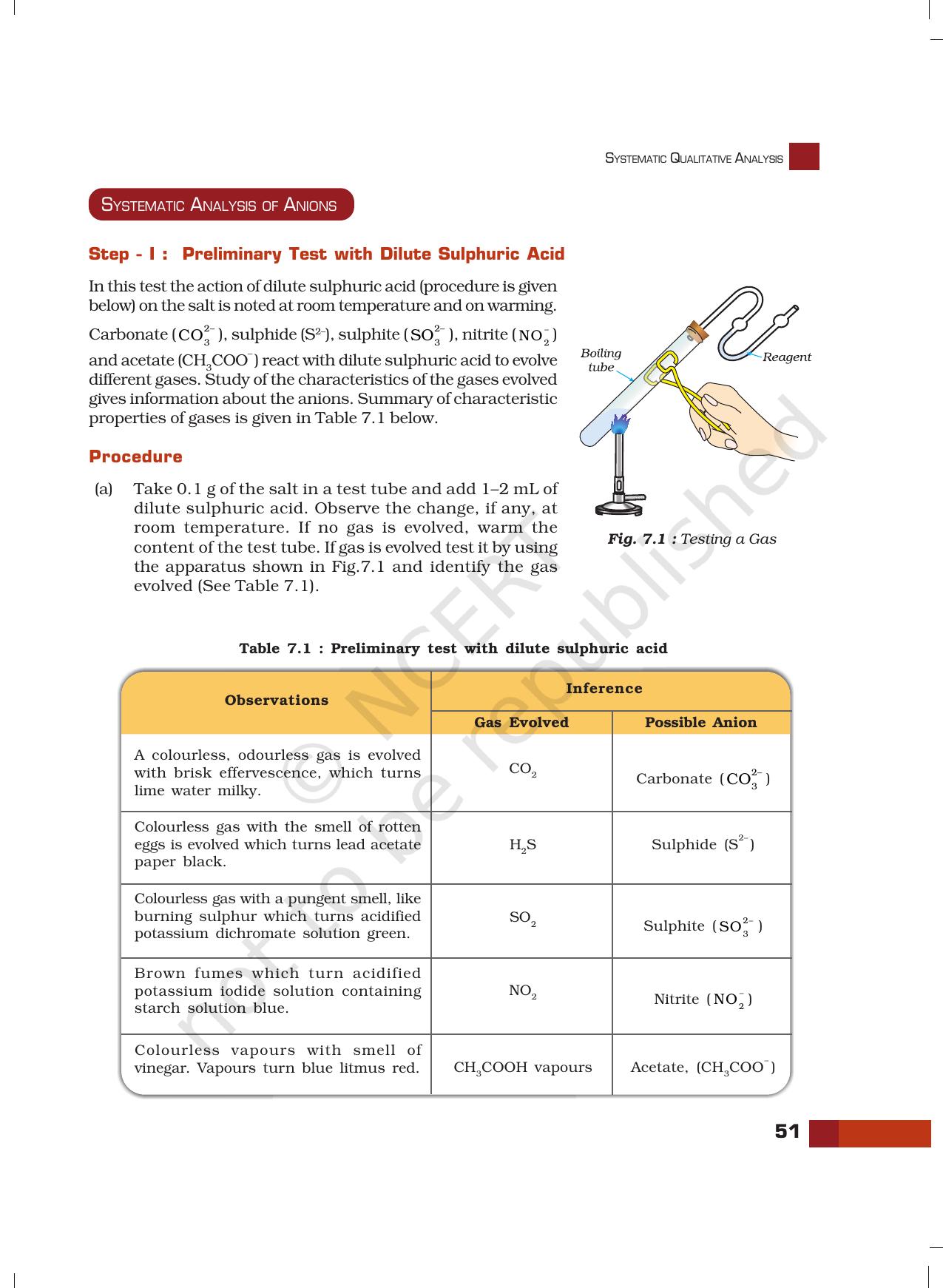 NCERT Laboratory Manuals for Class XII Chemistry - Unit 7 (Systematic Qualitative Analysis) - Page 3