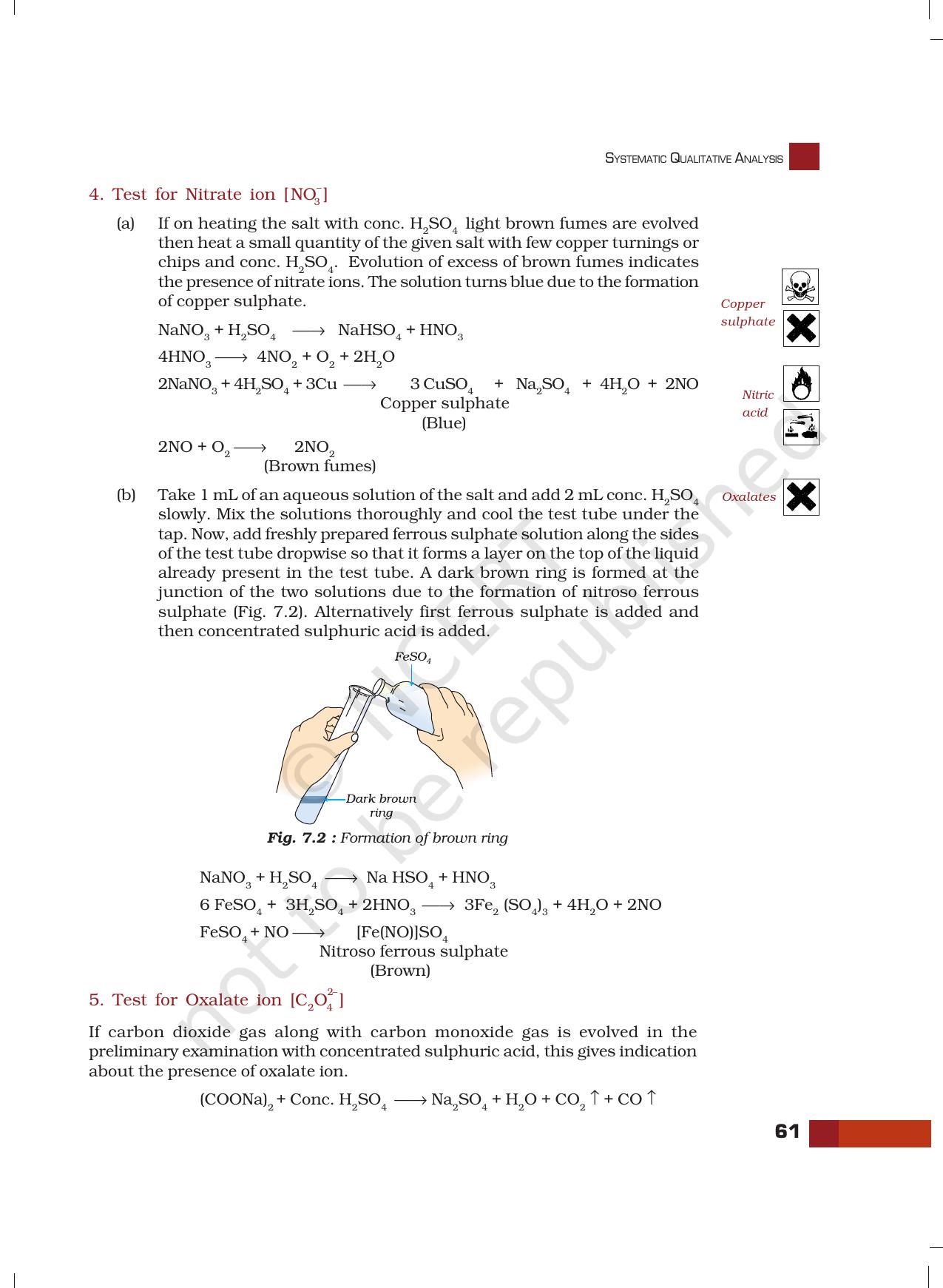 NCERT Laboratory Manuals for Class XII Chemistry - Unit 7 (Systematic Qualitative Analysis) - Page 13