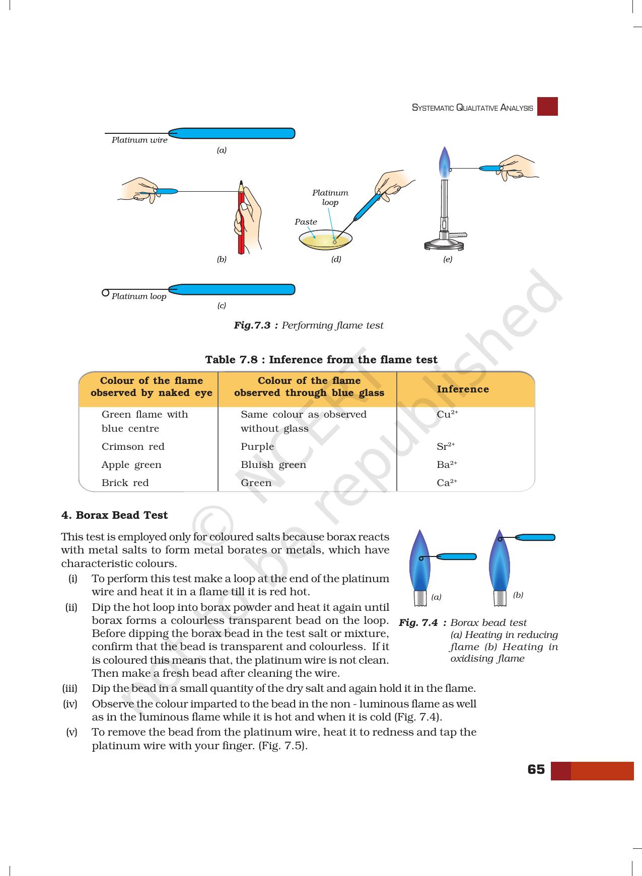 NCERT Laboratory Manuals for Class XII Chemistry - Unit 7 (Systematic Qualitative Analysis) - Page 17