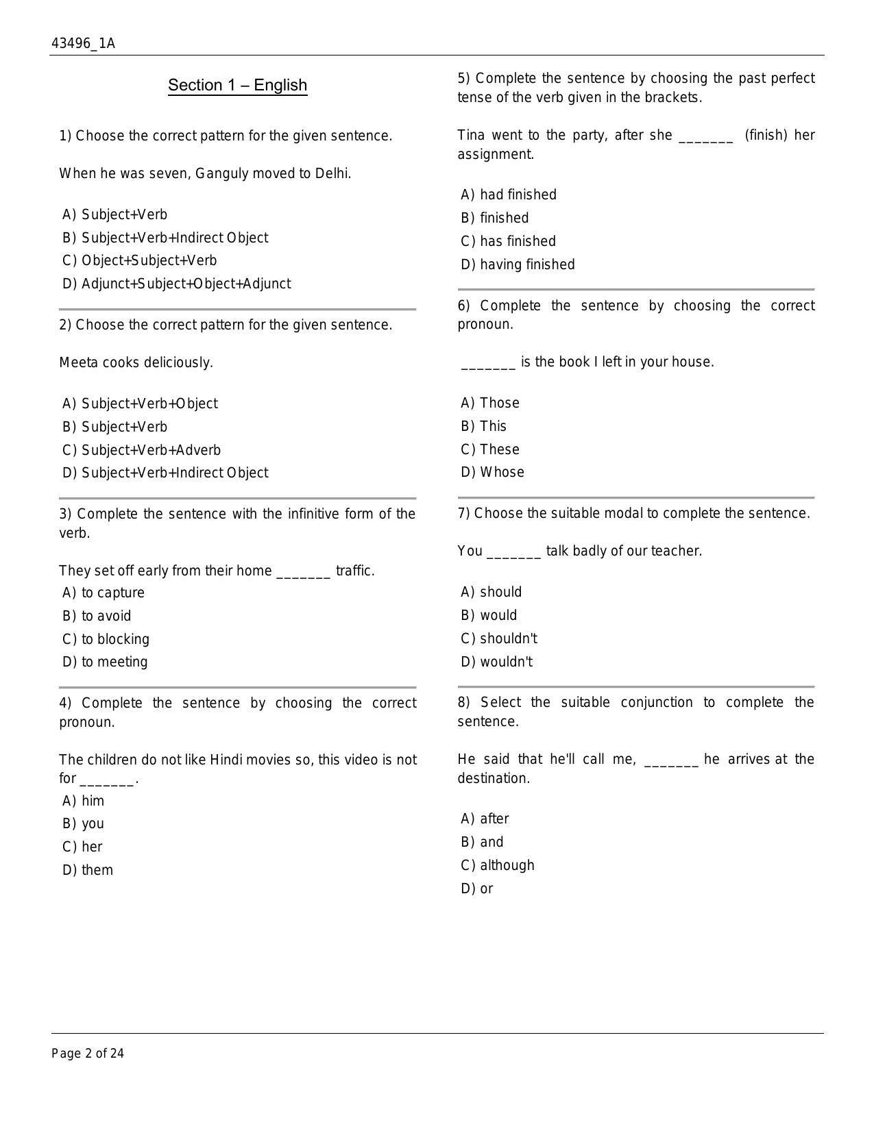 J&K Diploma Polytechnic 2018 Question Paper - Page 2