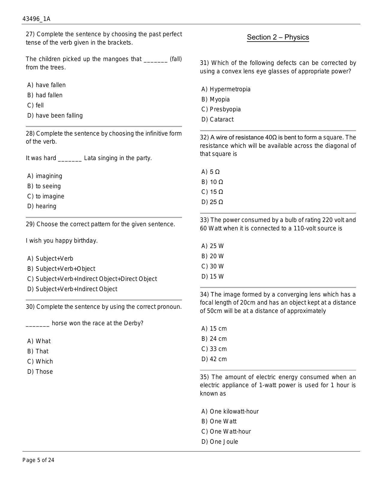 J&K Diploma Polytechnic 2018 Question Paper - Page 5