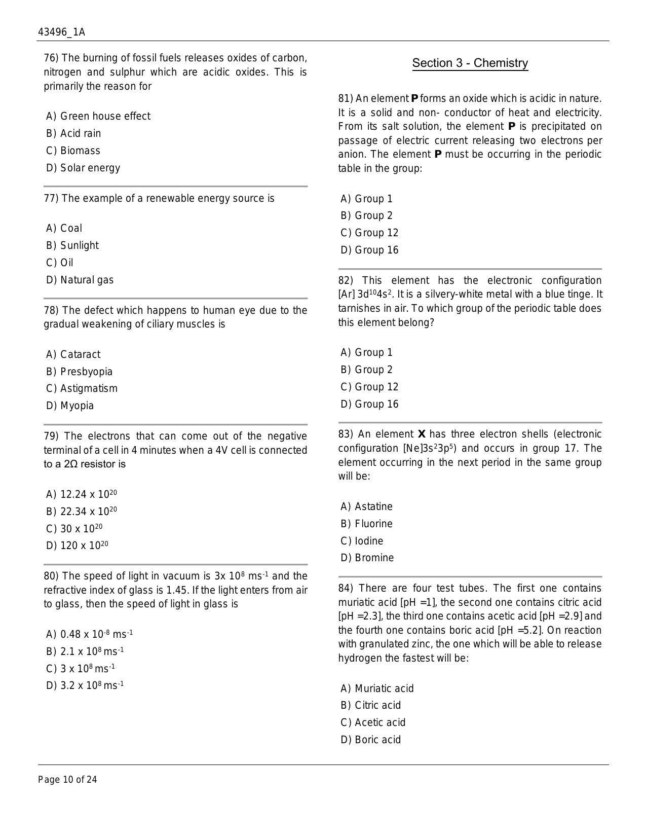 J&K Diploma Polytechnic 2018 Question Paper - Page 10