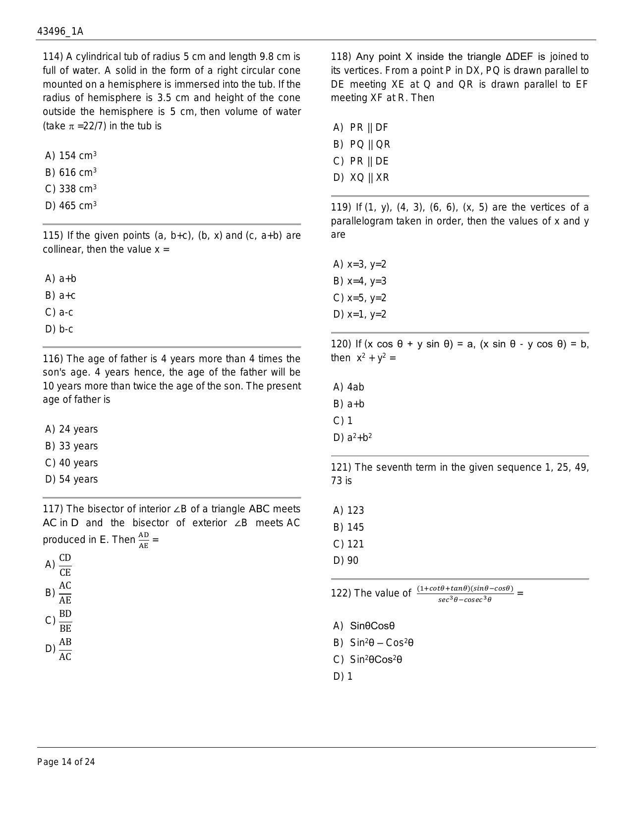J&K Diploma Polytechnic 2018 Question Paper - Page 14