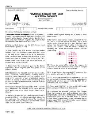 J&K Diploma Polytechnic 2018 Question Paper