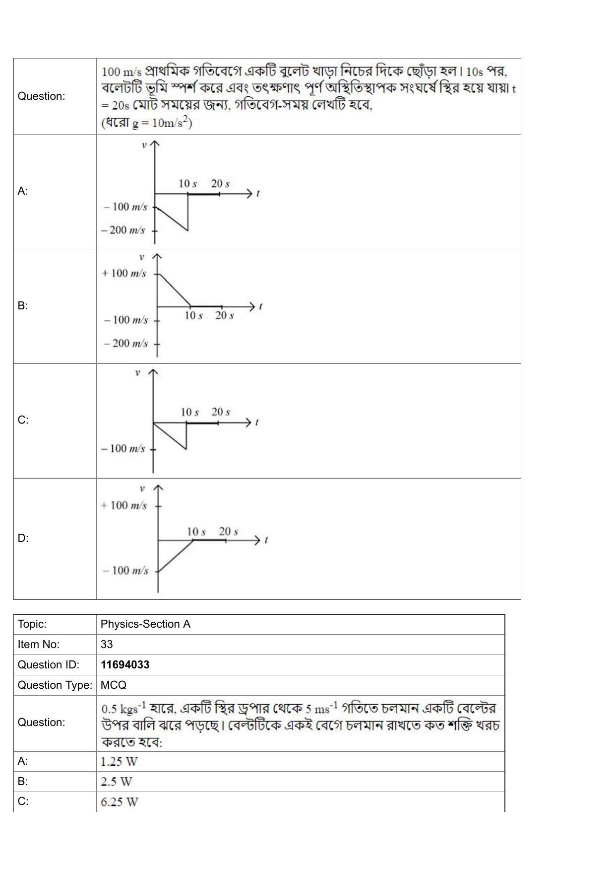 JEE Mains 2022: BTech Bengali (Shift 1) 27-07-2022 Question Paper - Page 11