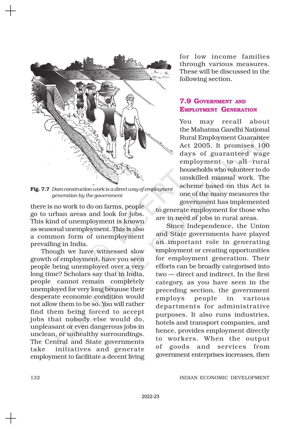 NCERT Book for Class 11 Economics (Indian Economics) Chapter 7 Employment: Growth, Informalisation and Other Issues - Page 17