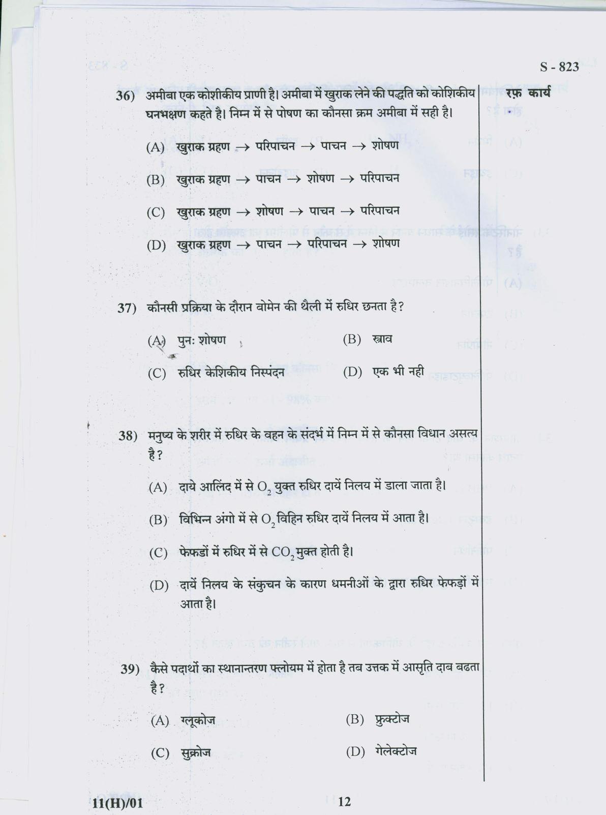 Gujarat Board Class 10th 11 HINDI 2019 Question Paper - Page 12