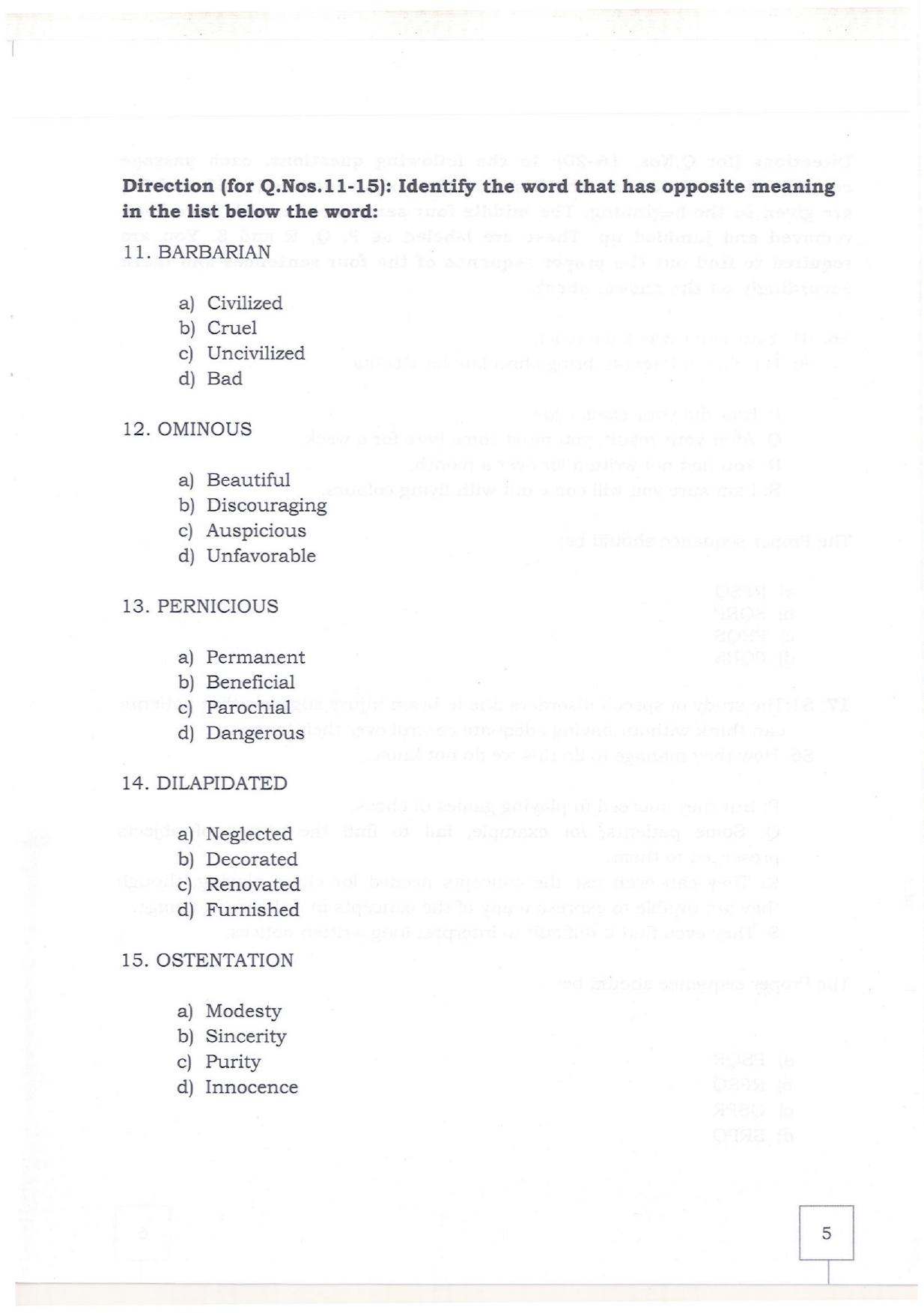KMAT Question Papers - February 2019 - Page 3