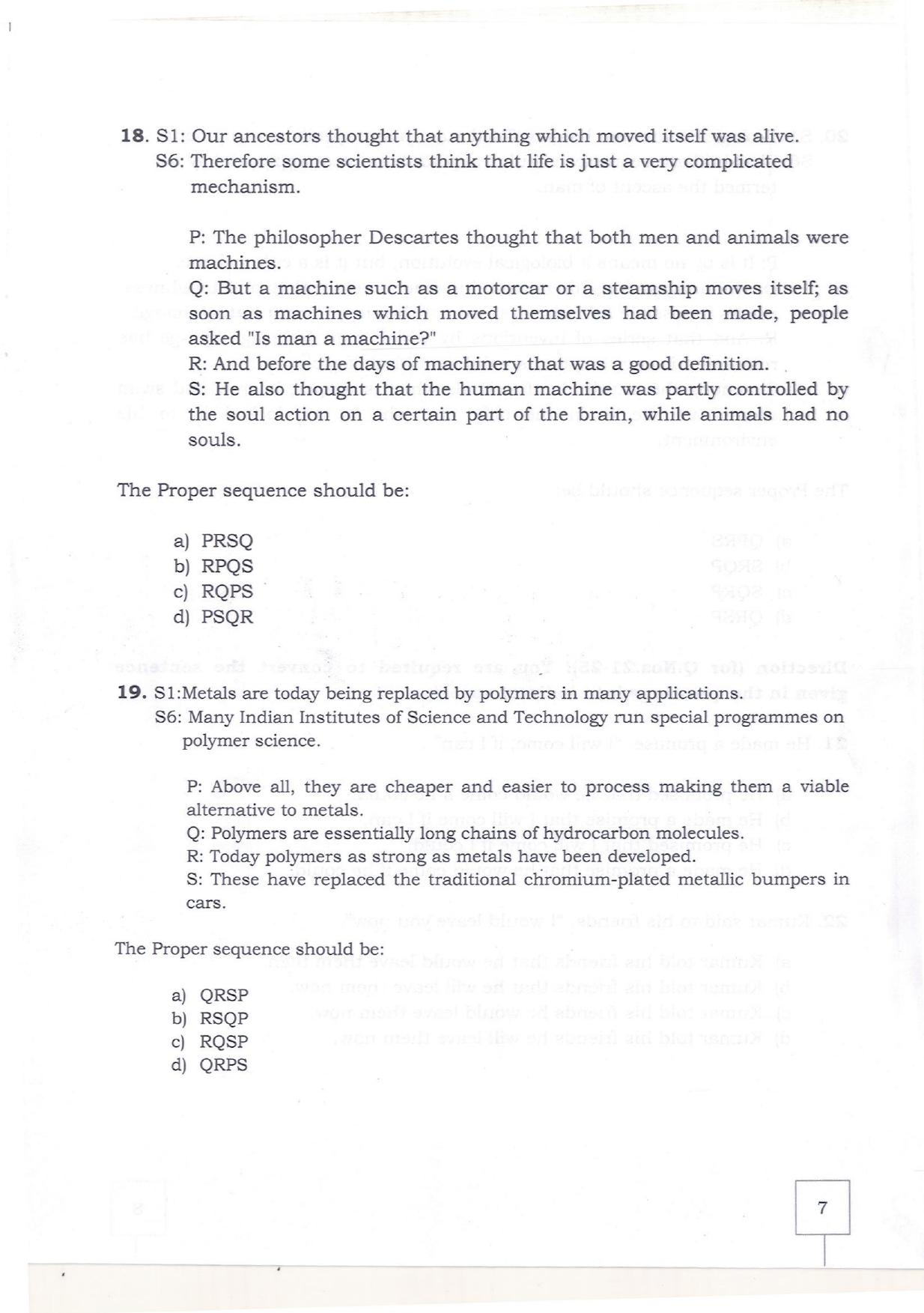 KMAT Question Papers - February 2019 - Page 5
