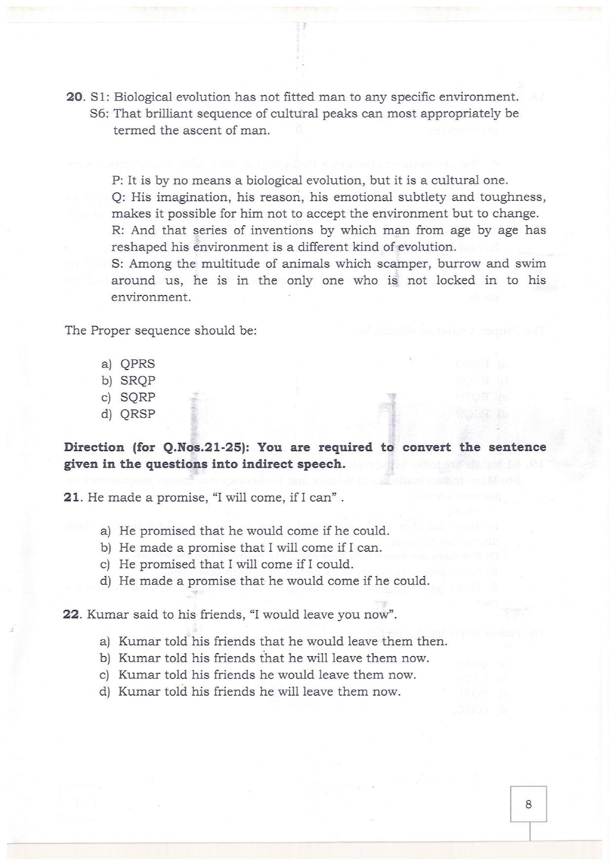 KMAT Question Papers - February 2019 - Page 6