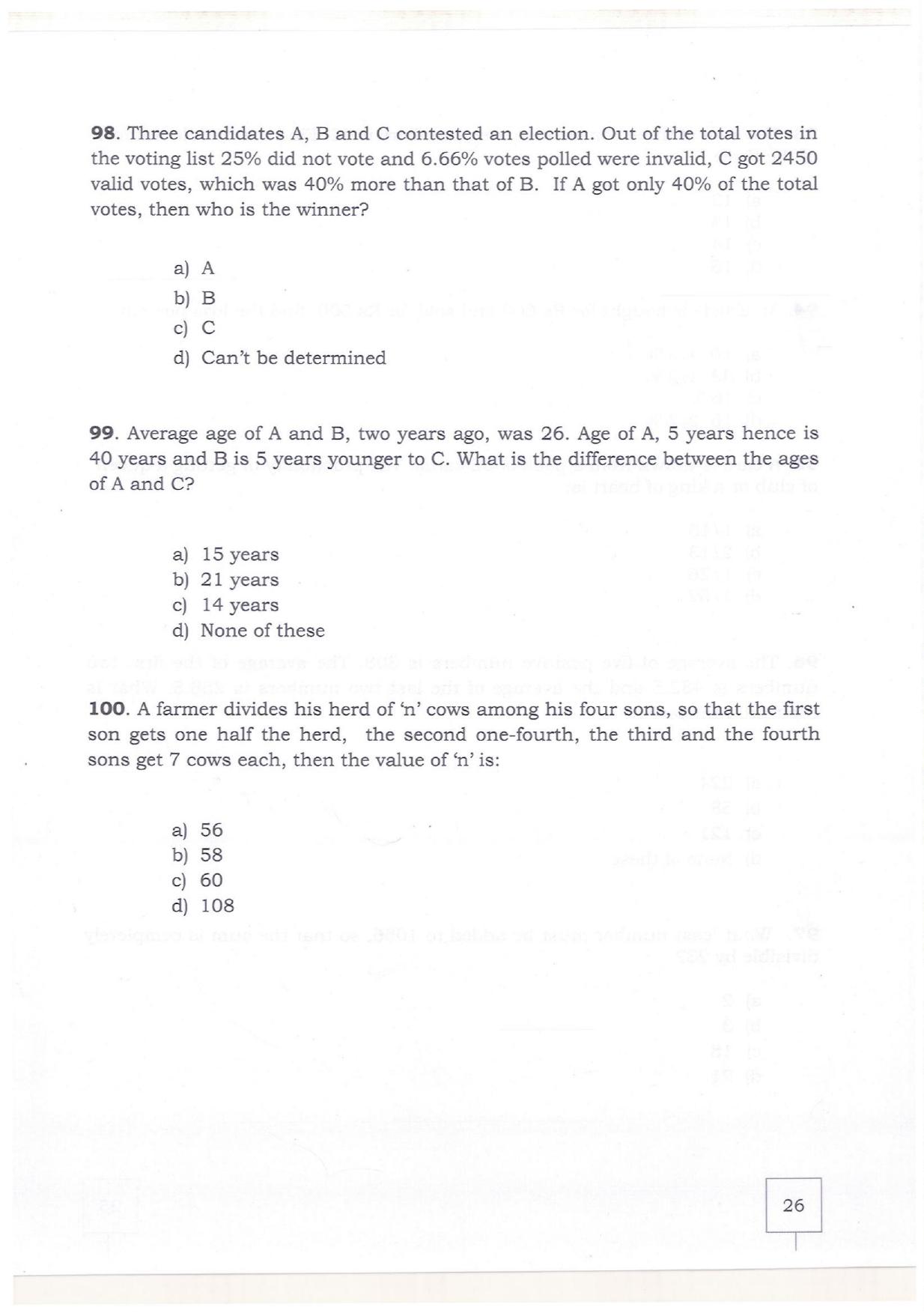 KMAT Question Papers - February 2019 - Page 24