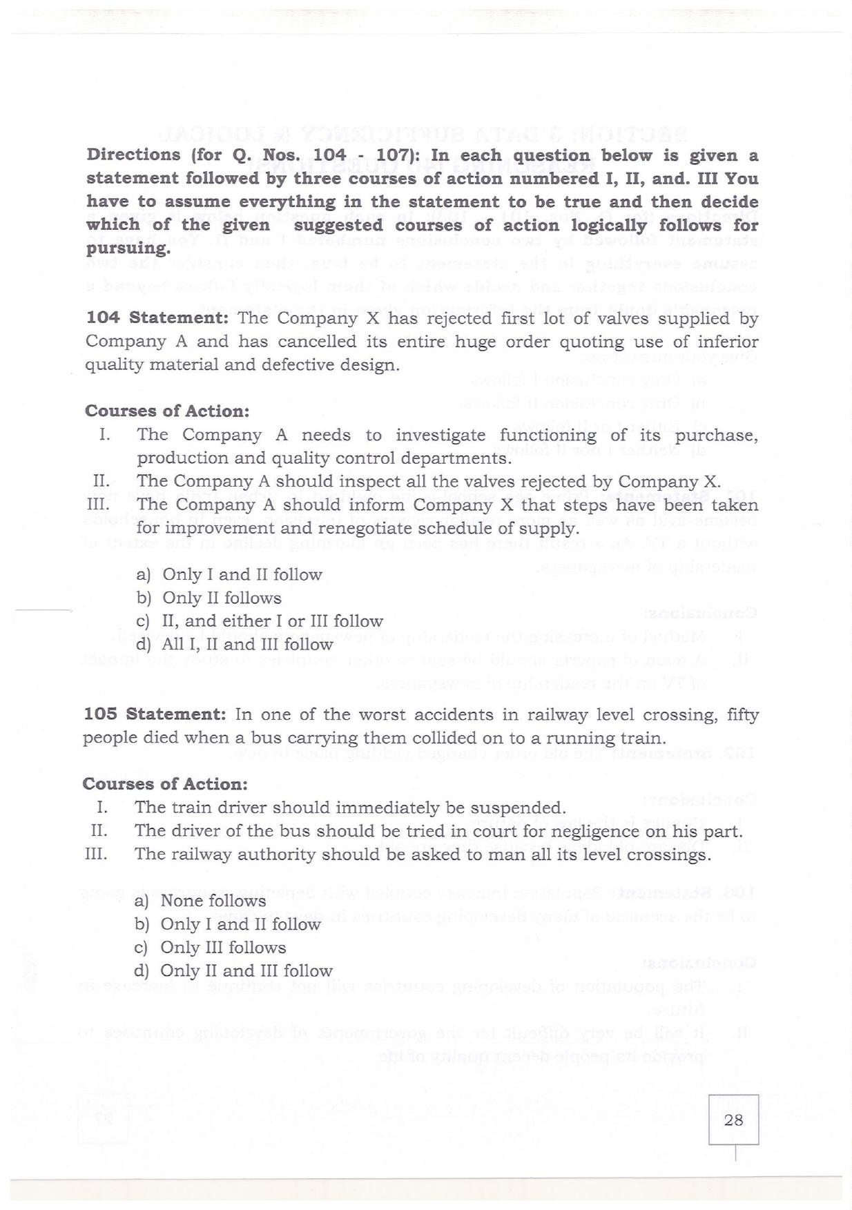 KMAT Question Papers - February 2019 - Page 26