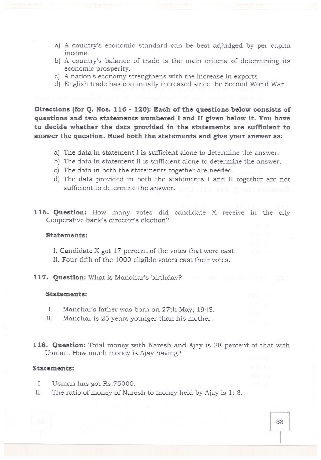 KMAT Question Papers - February 2019 - Page 31