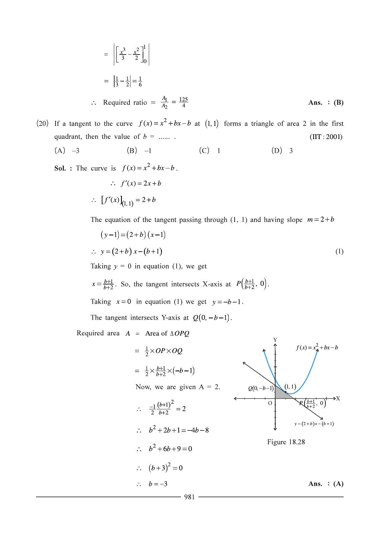 GSEB HSC Maths 1 Question Paper - Chapter 18 - Page 18