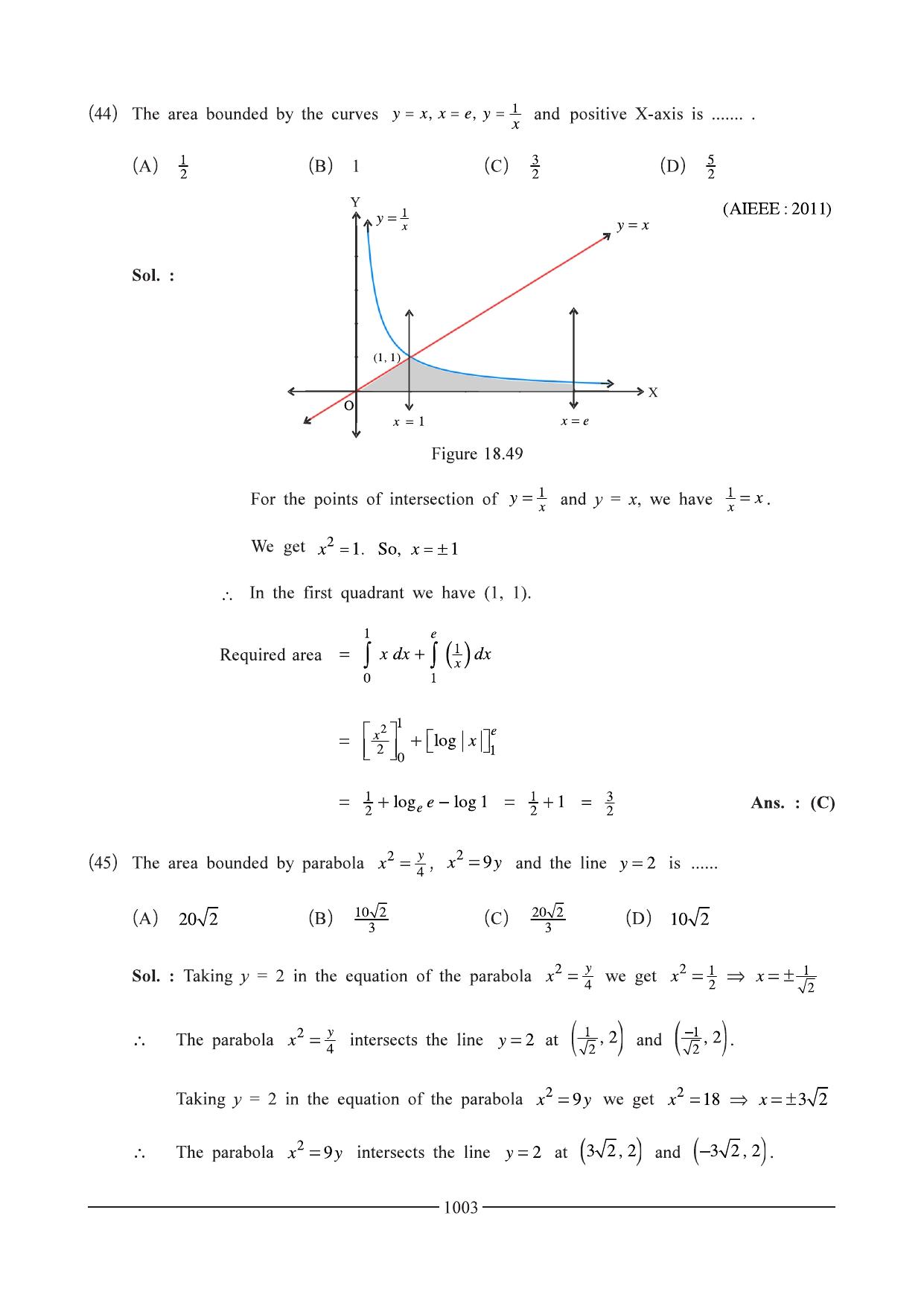 GSEB HSC Maths 1 Question Paper - Chapter 18 - Page 40