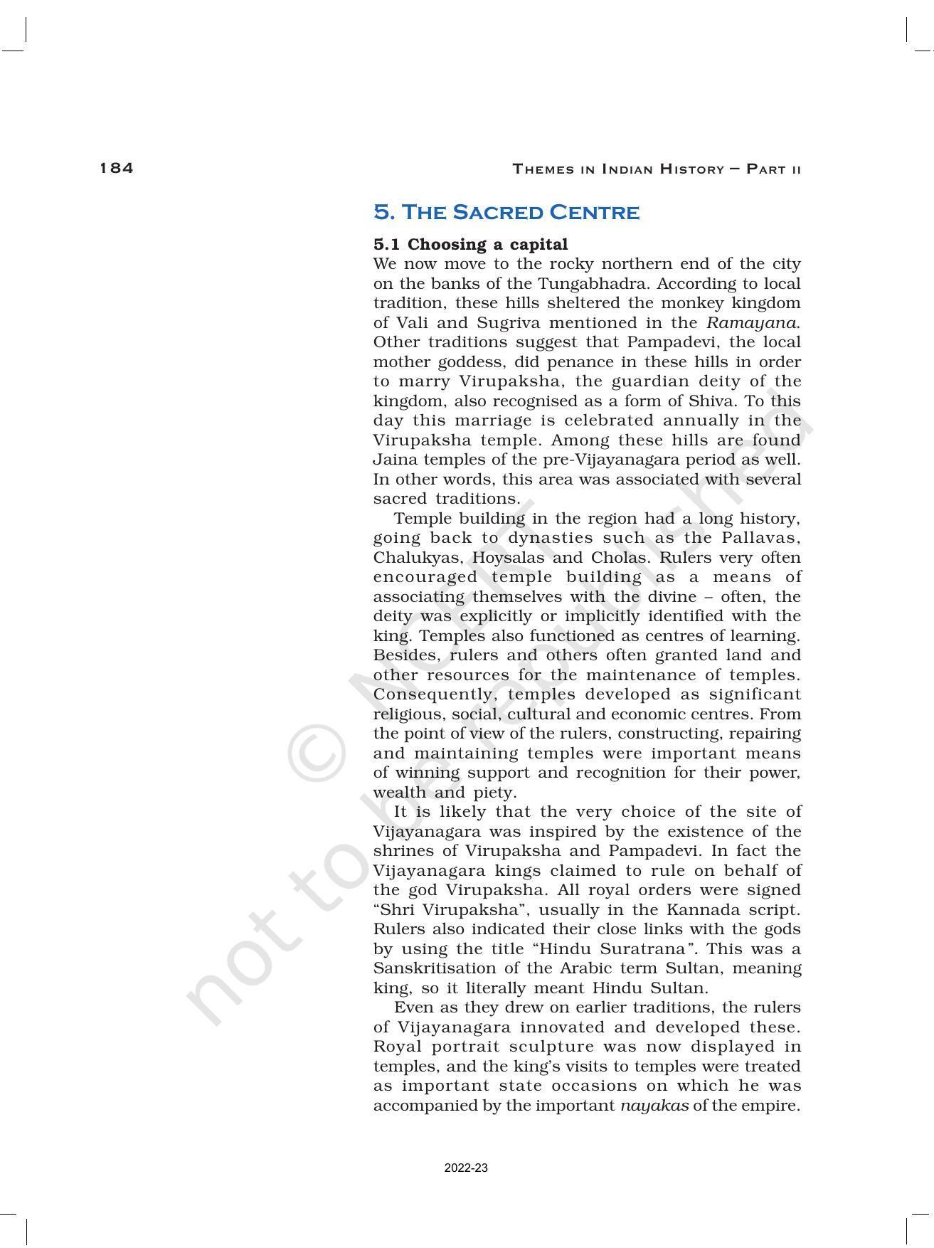 NCERT Book for Class 12 History (Part-II) Chapter 7 An Imperial Captial Vijayanagara - Page 15