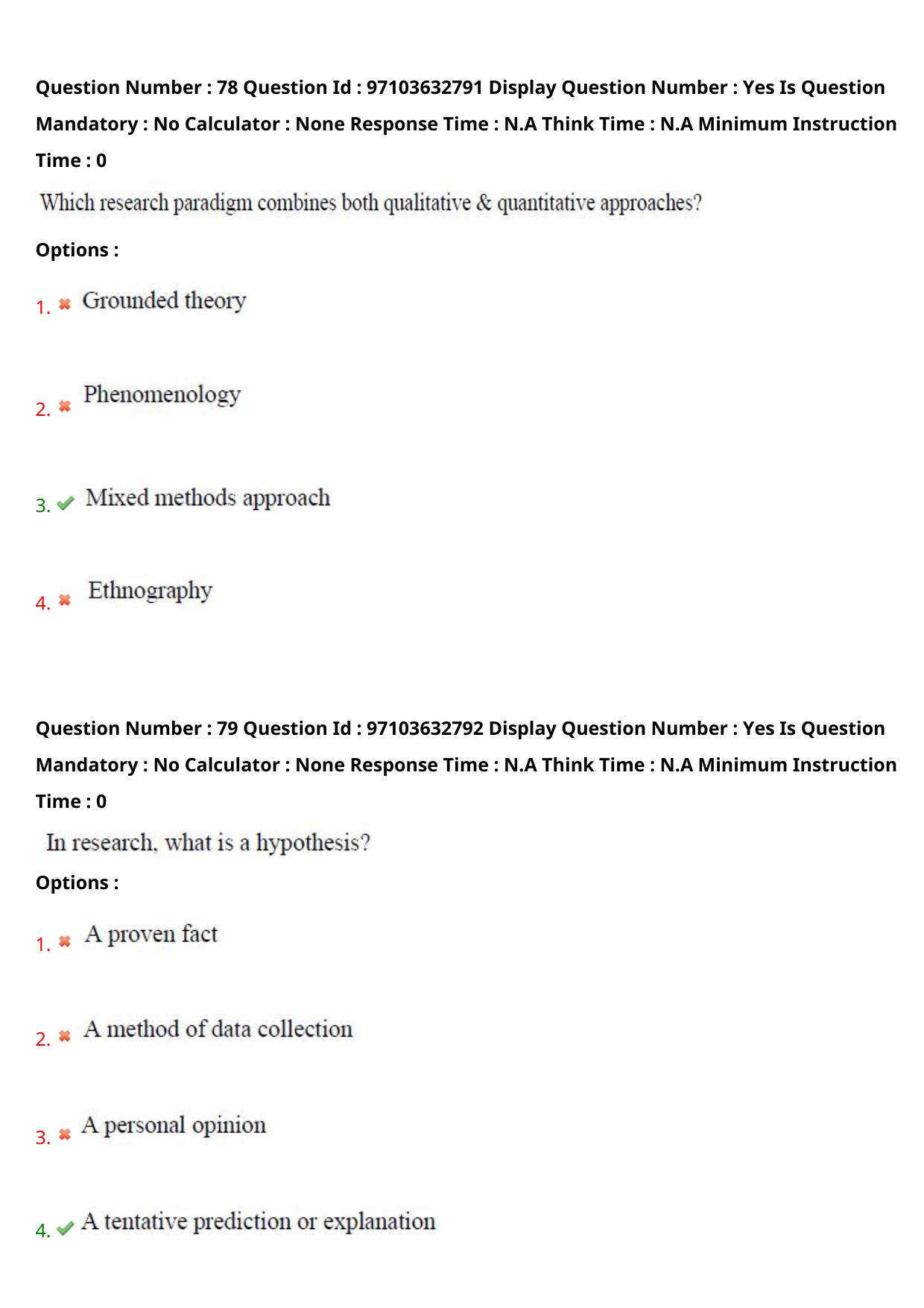 AP RCET 2024 psychology Question Paper (03-05-2024 (Friday) Session-II) - Page 47