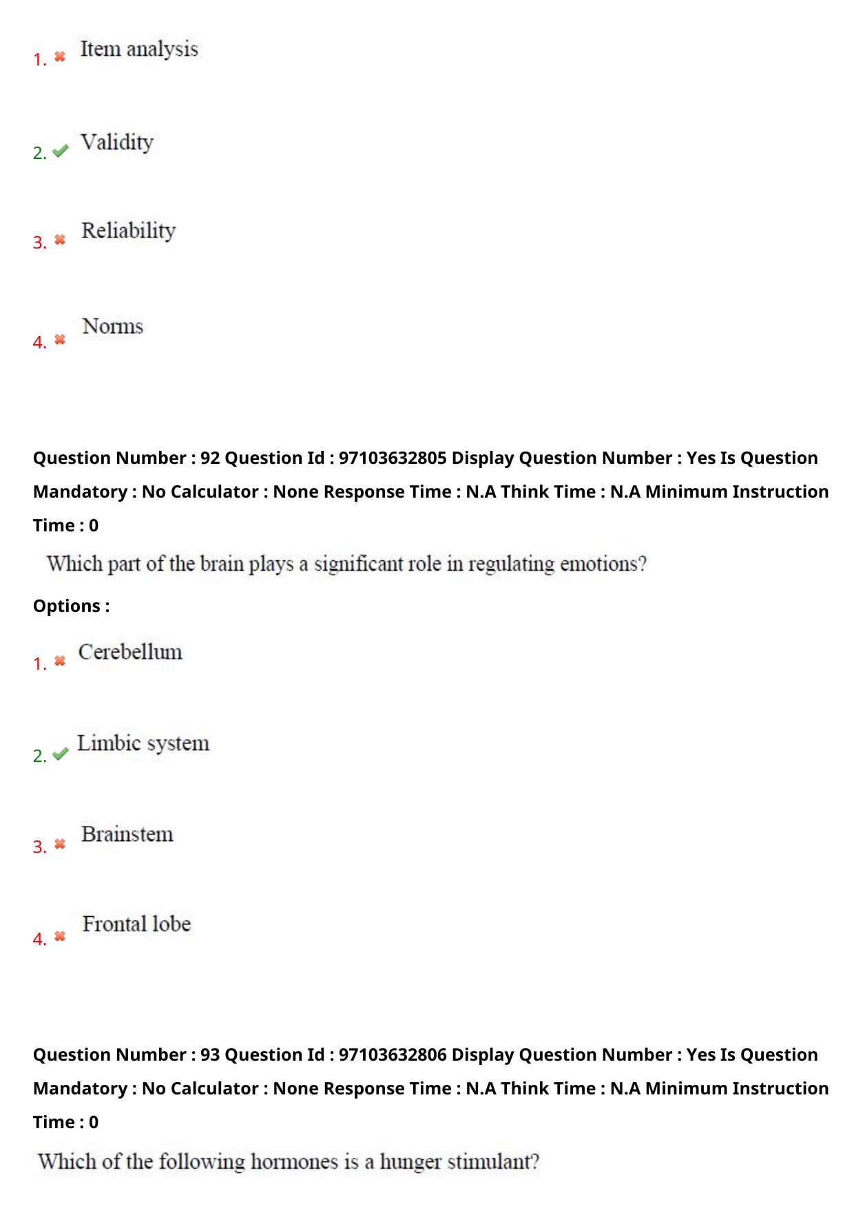 AP RCET 2024 psychology Question Paper (03-05-2024 (Friday) Session-II) - Page 54