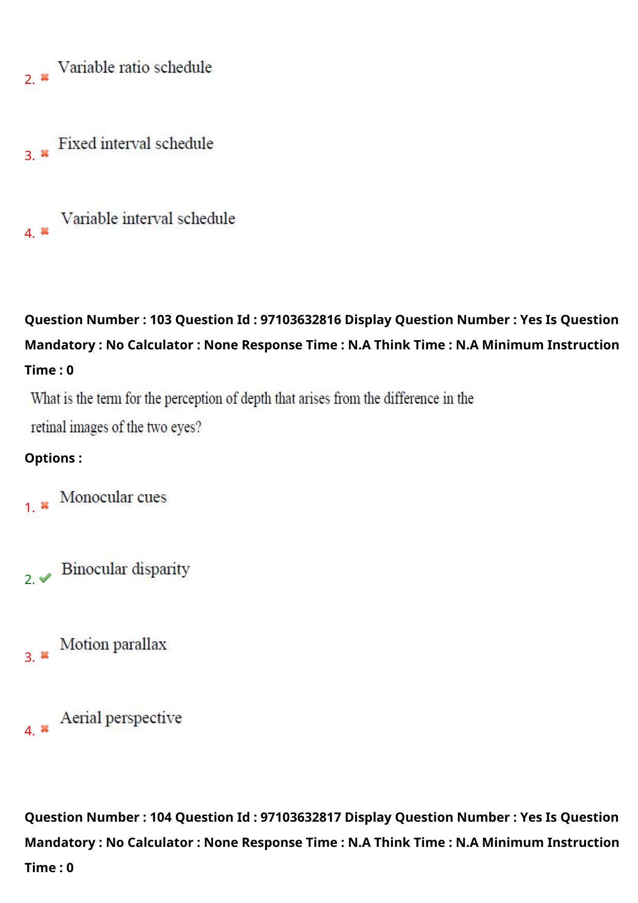 AP RCET 2024 psychology Question Paper (03-05-2024 (Friday) Session-II) - Page 60