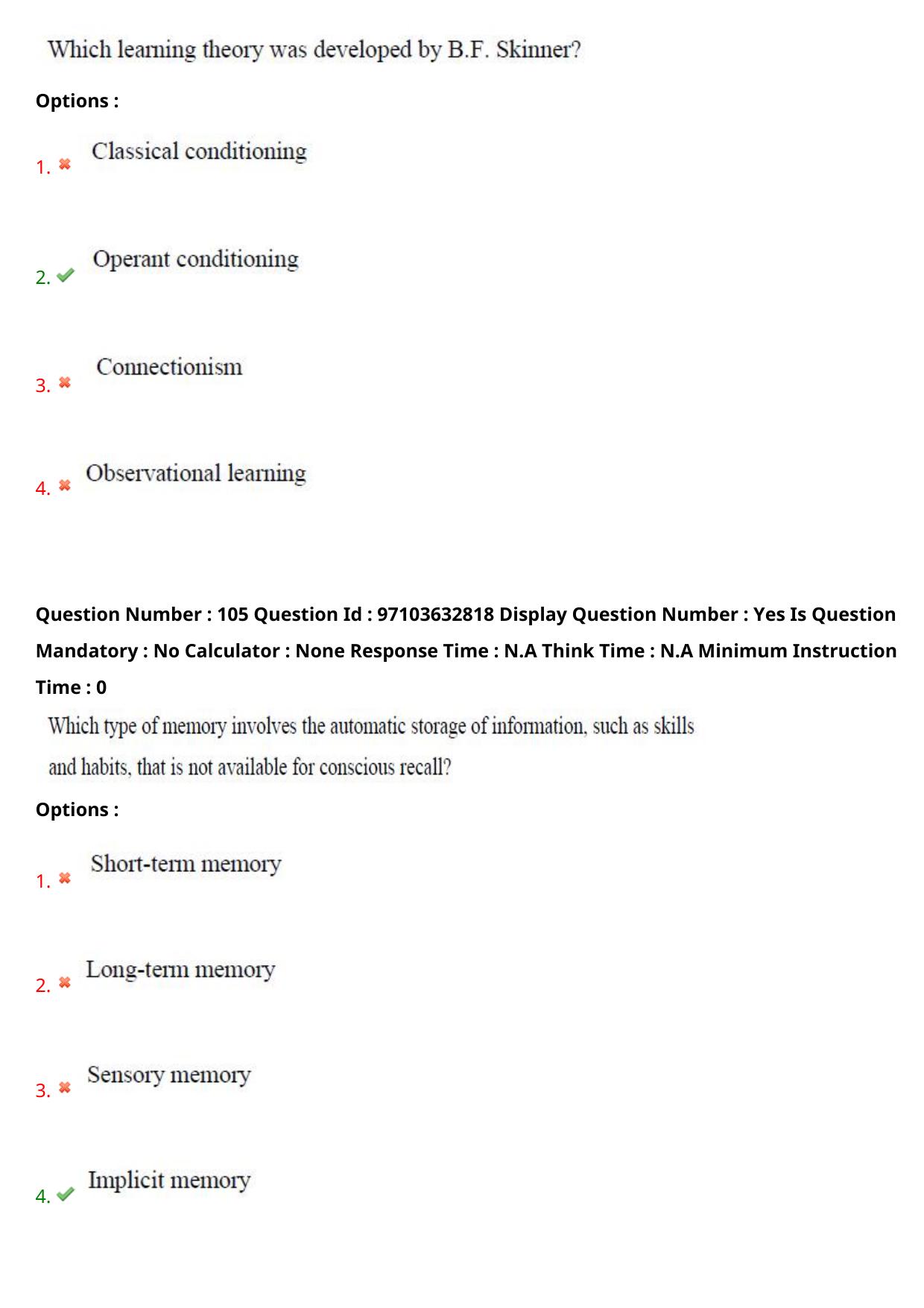 AP RCET 2024 psychology Question Paper (03-05-2024 (Friday) Session-II) - Page 61
