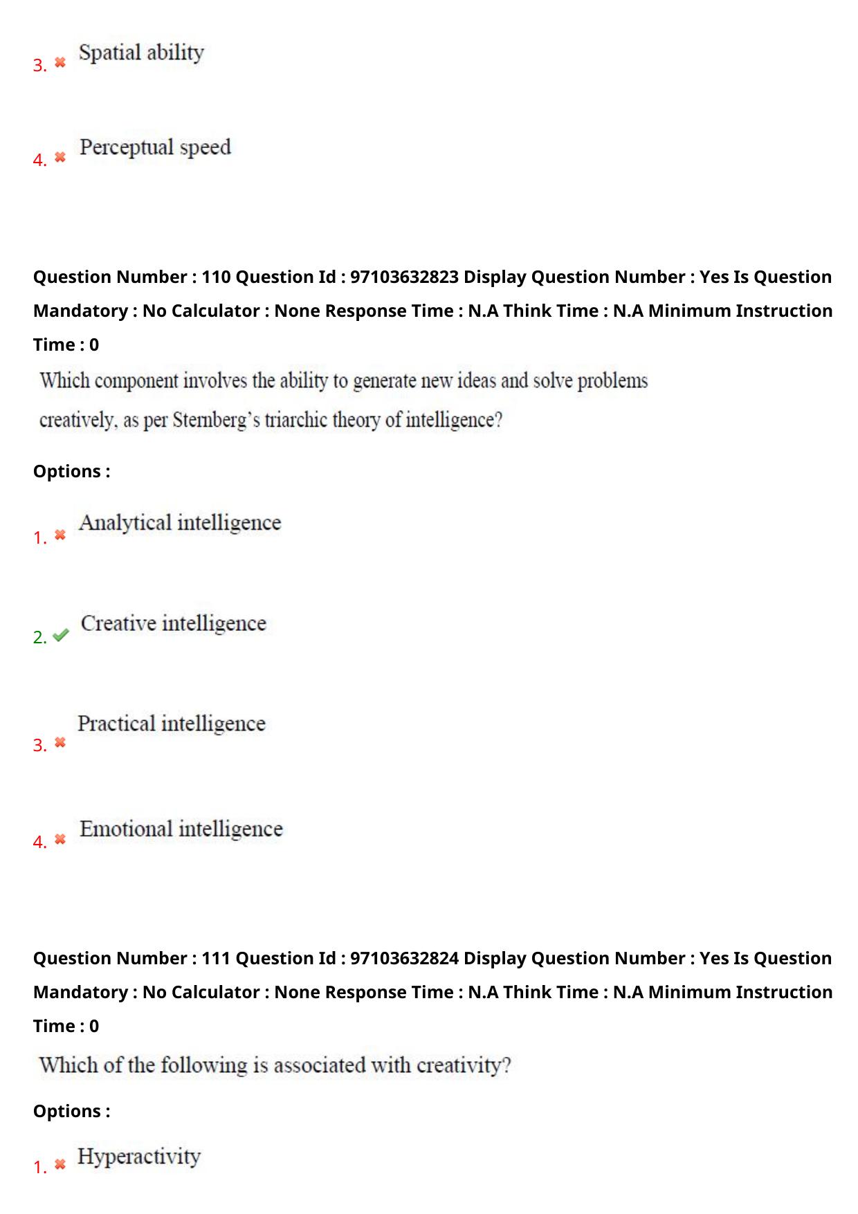 AP RCET 2024 psychology Question Paper (03-05-2024 (Friday) Session-II) - Page 64