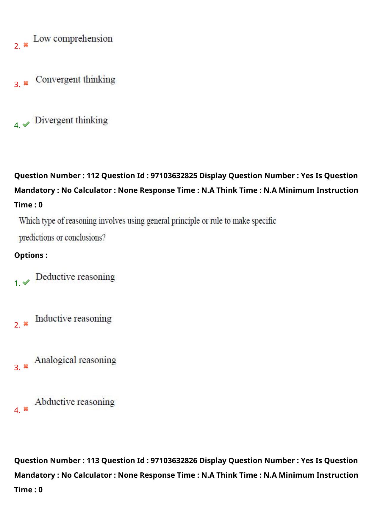 AP RCET 2024 psychology Question Paper (03-05-2024 (Friday) Session-II) - Page 65