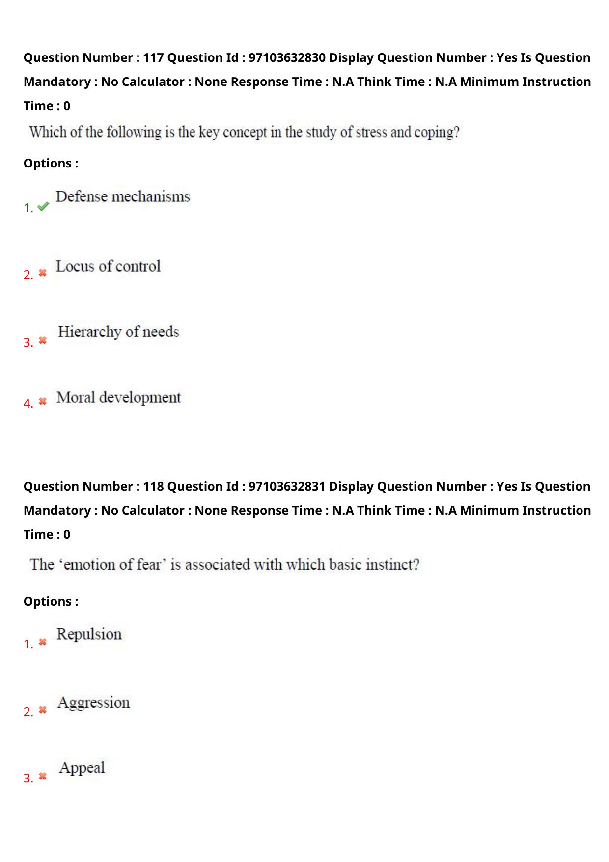 AP RCET 2024 psychology Question Paper (03-05-2024 (Friday) Session-II) - Page 68