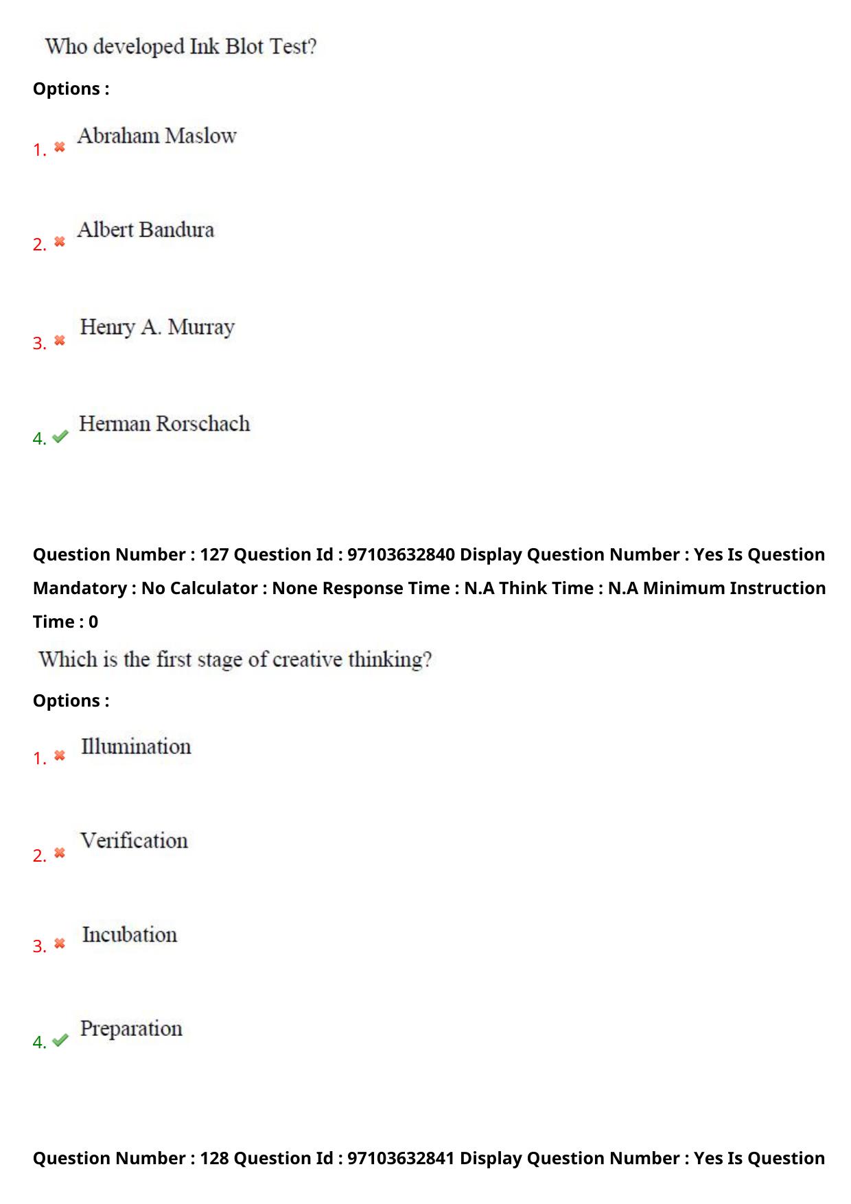 AP RCET 2024 psychology Question Paper (03-05-2024 (Friday) Session-II) - Page 73