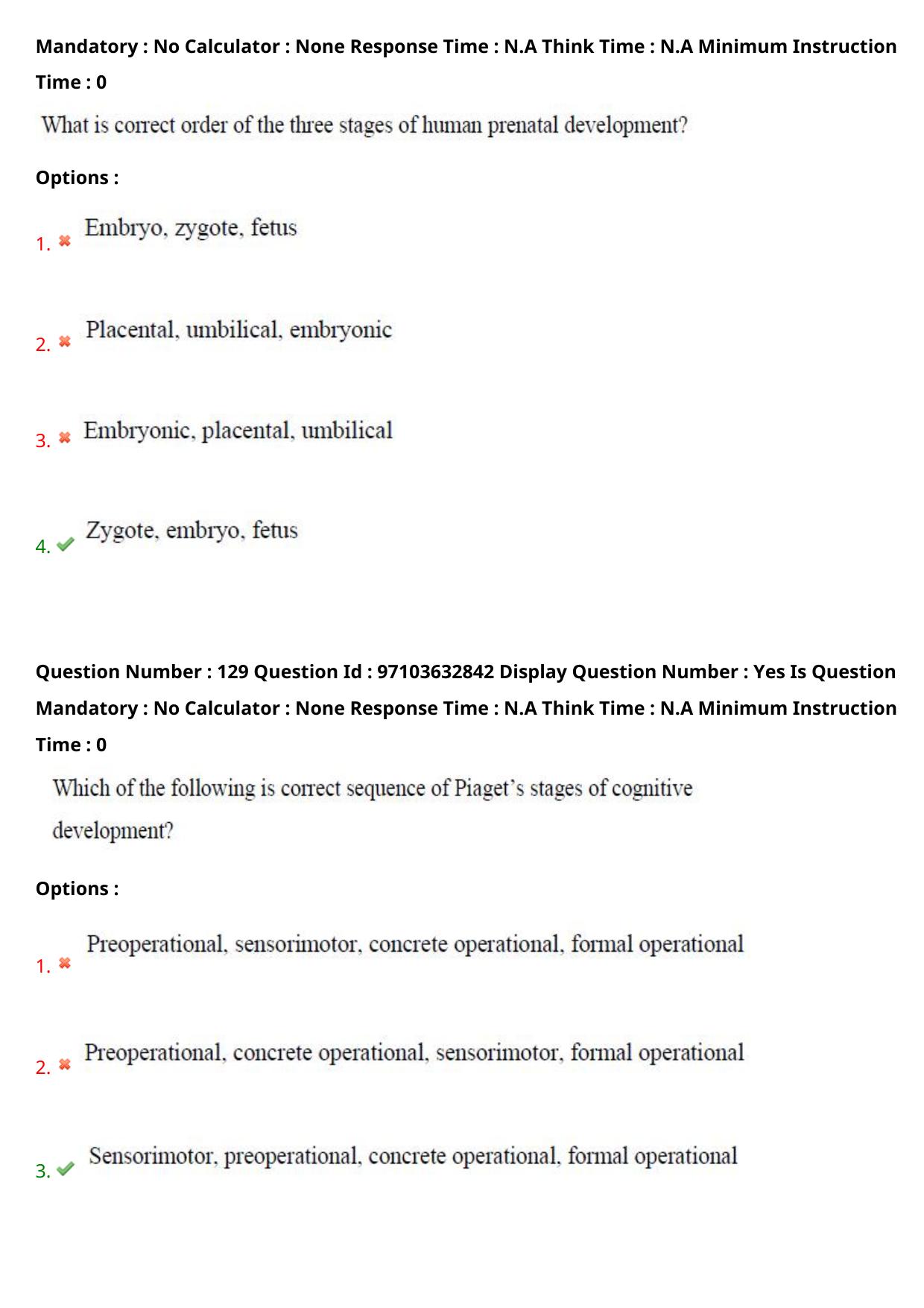 AP RCET 2024 psychology Question Paper (03-05-2024 (Friday) Session-II) - Page 74