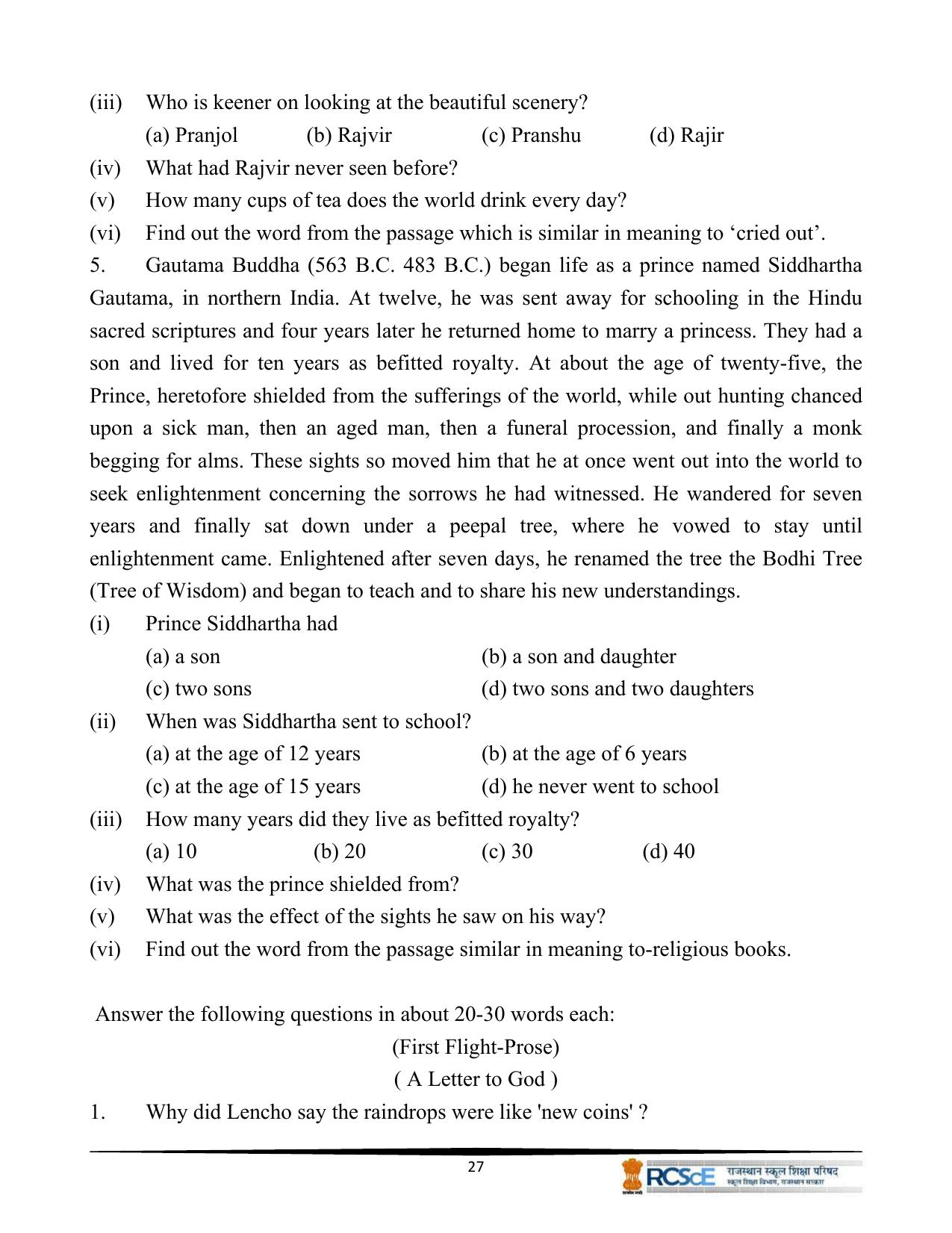 RBSE Class 10 Question Bank - Page 29