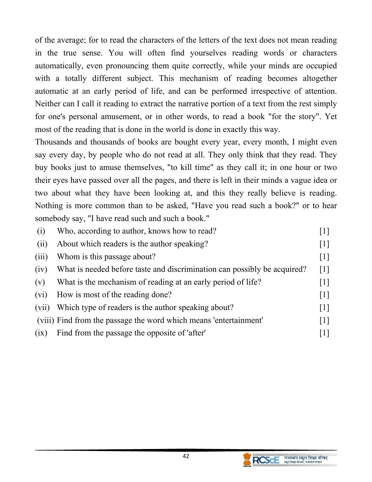 RBSE Class 10 Question Bank - Page 44
