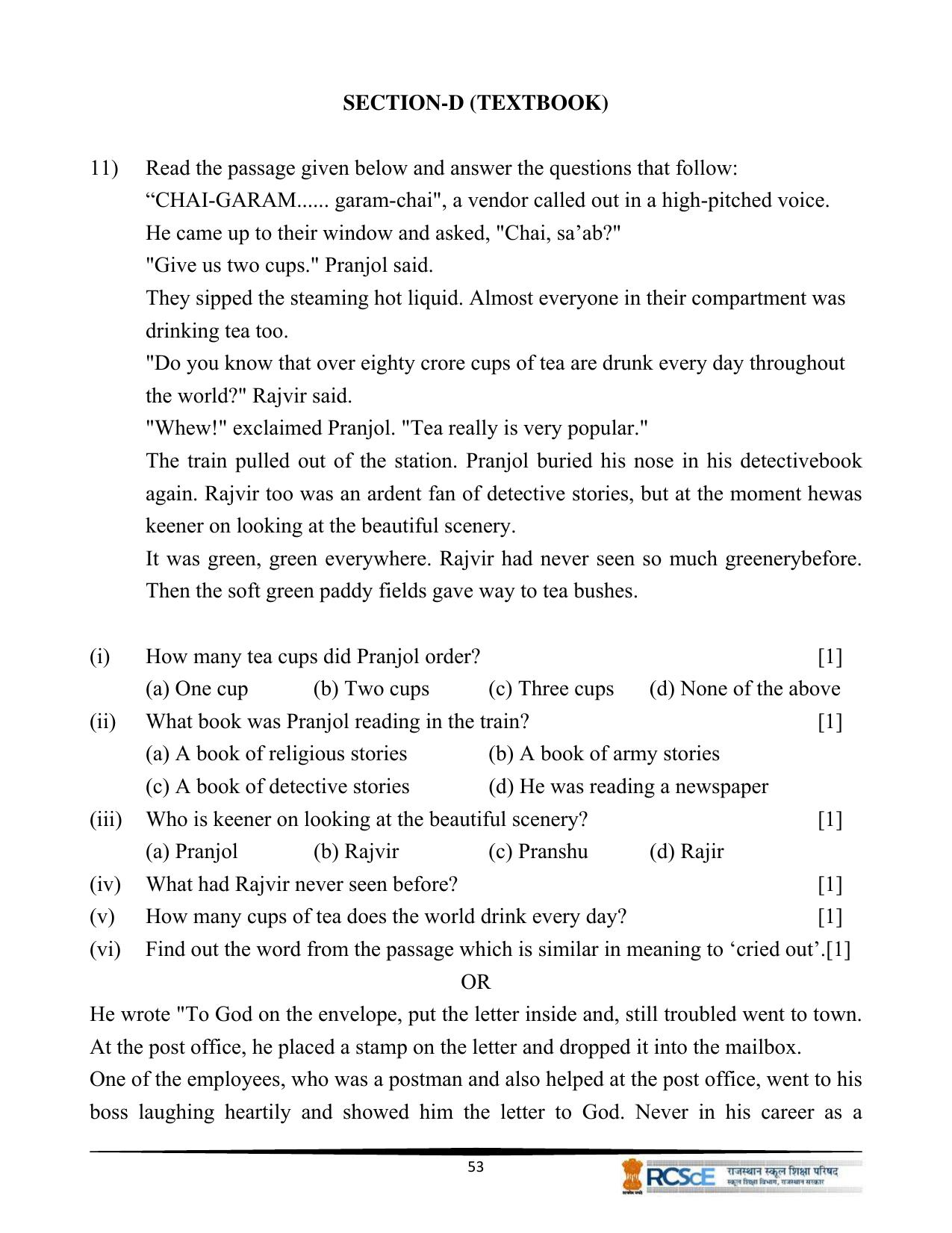 RBSE Class 10 Question Bank - Page 55