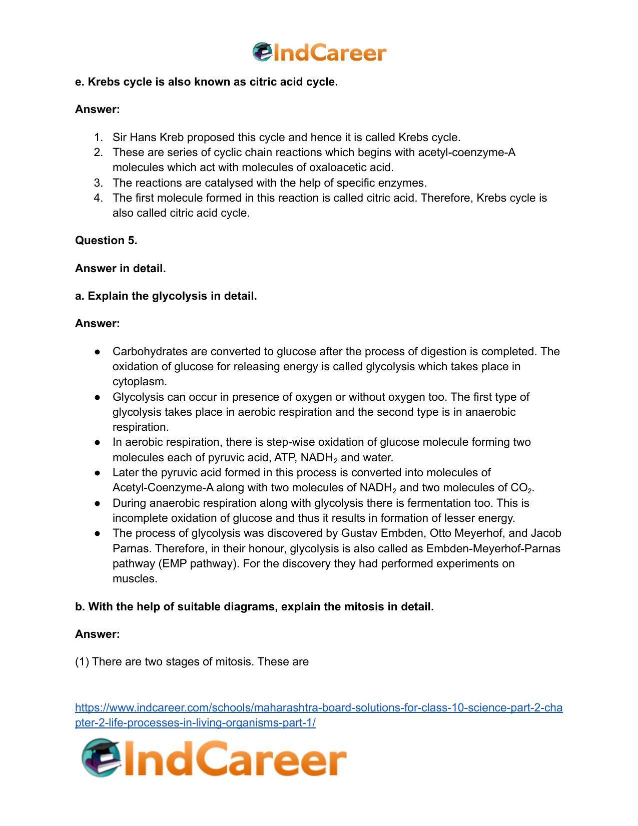 Maharashtra Board Solutions for Class 10- Science (Part 2): Chapter 2- Life Processes in Living Organisms Part – 1 - Page 8