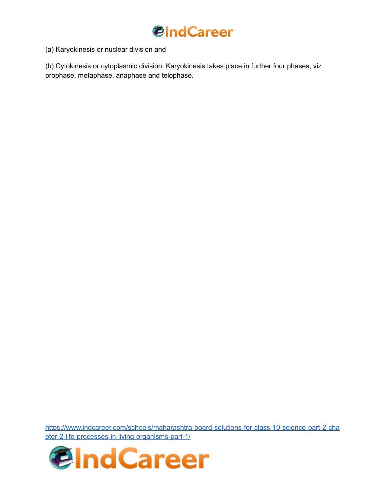 Maharashtra Board Solutions for Class 10- Science (Part 2): Chapter 2- Life Processes in Living Organisms Part – 1 - Page 9