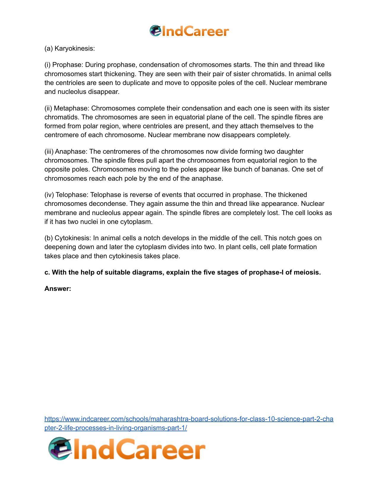 Maharashtra Board Solutions for Class 10- Science (Part 2): Chapter 2- Life Processes in Living Organisms Part – 1 - Page 12