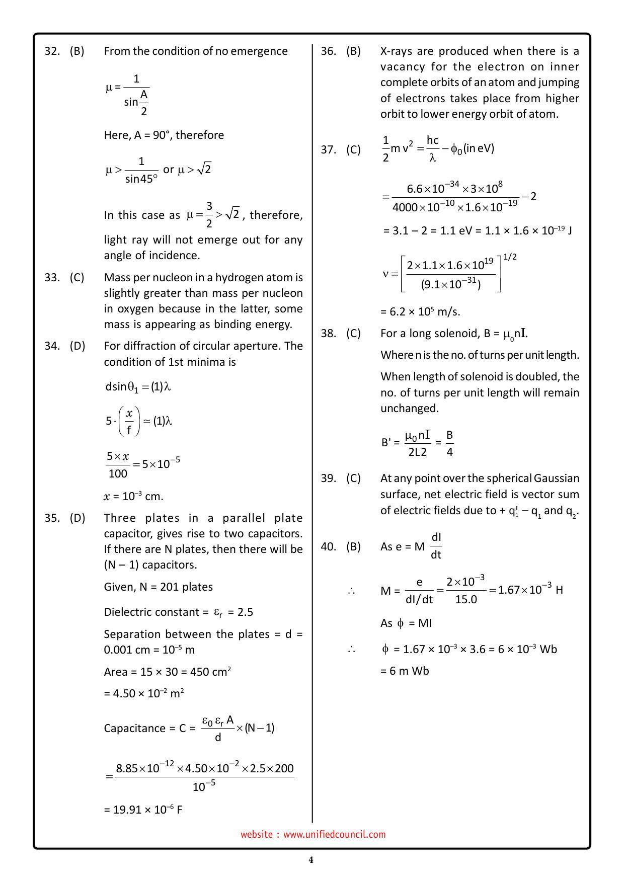 NSTSE 2023 Class 12 PCB Answer Key (Paper Code 489) - Page 4