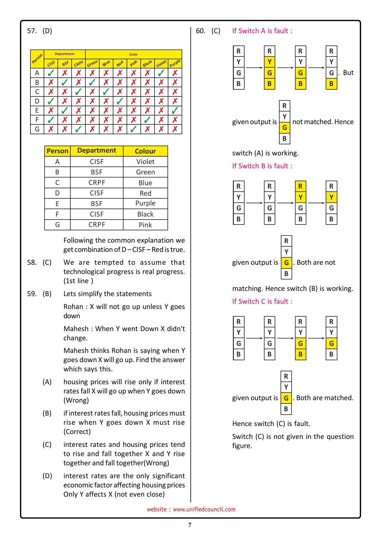 NSTSE 2023 Class 12 PCB Answer Key (Paper Code 489) - Page 7