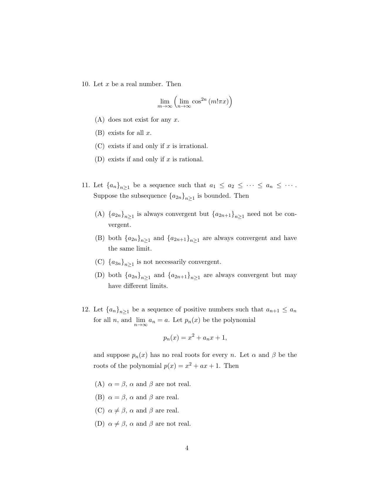 ISI Admission Test M.Stat.PSA 2018 Sample Paper - Page 7