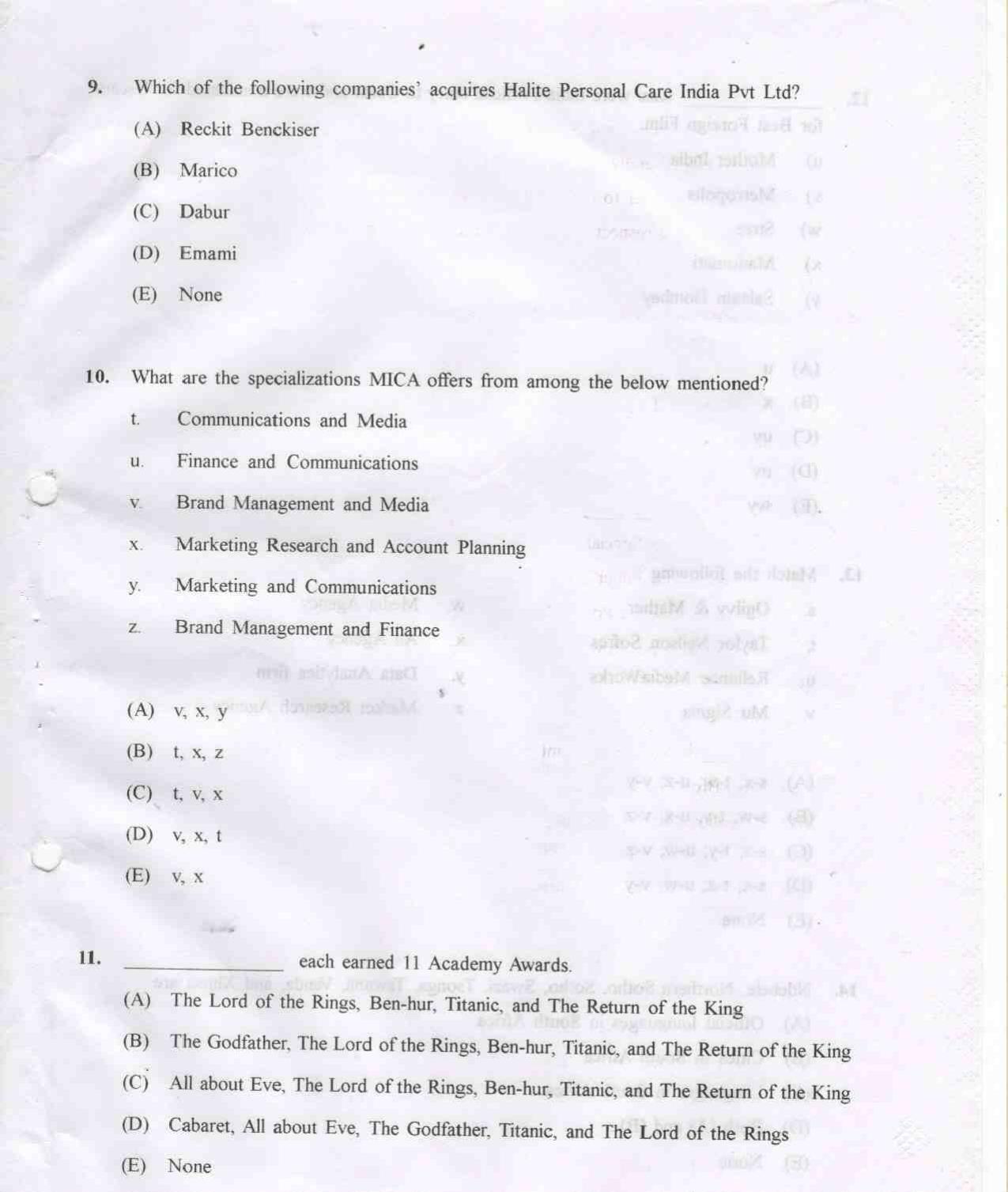 MICAT Sample Questions 2013-15 - Page 10