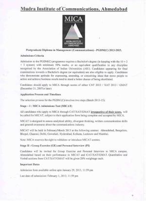 MICAT Sample Questions 2013-15