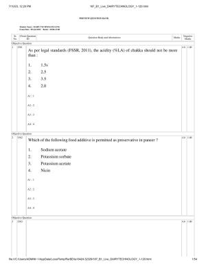 ICAR AIEEA PG 2023 DAIRY TECHNOLOGY Question Paper