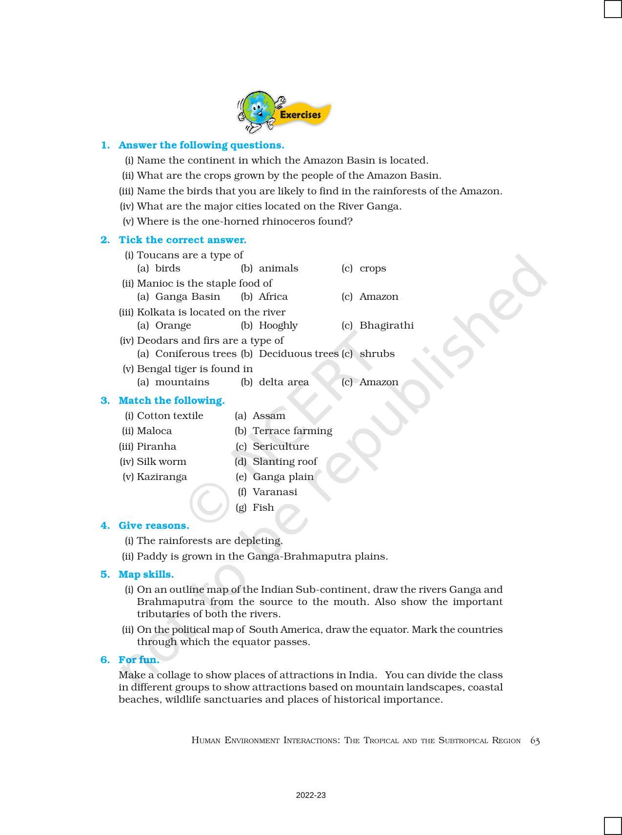 NCERT Book for Class 7 Social Science(Geography): Chapter 8-Human-Environment Interactions The Tropical and the Subtropical Region - Page 9