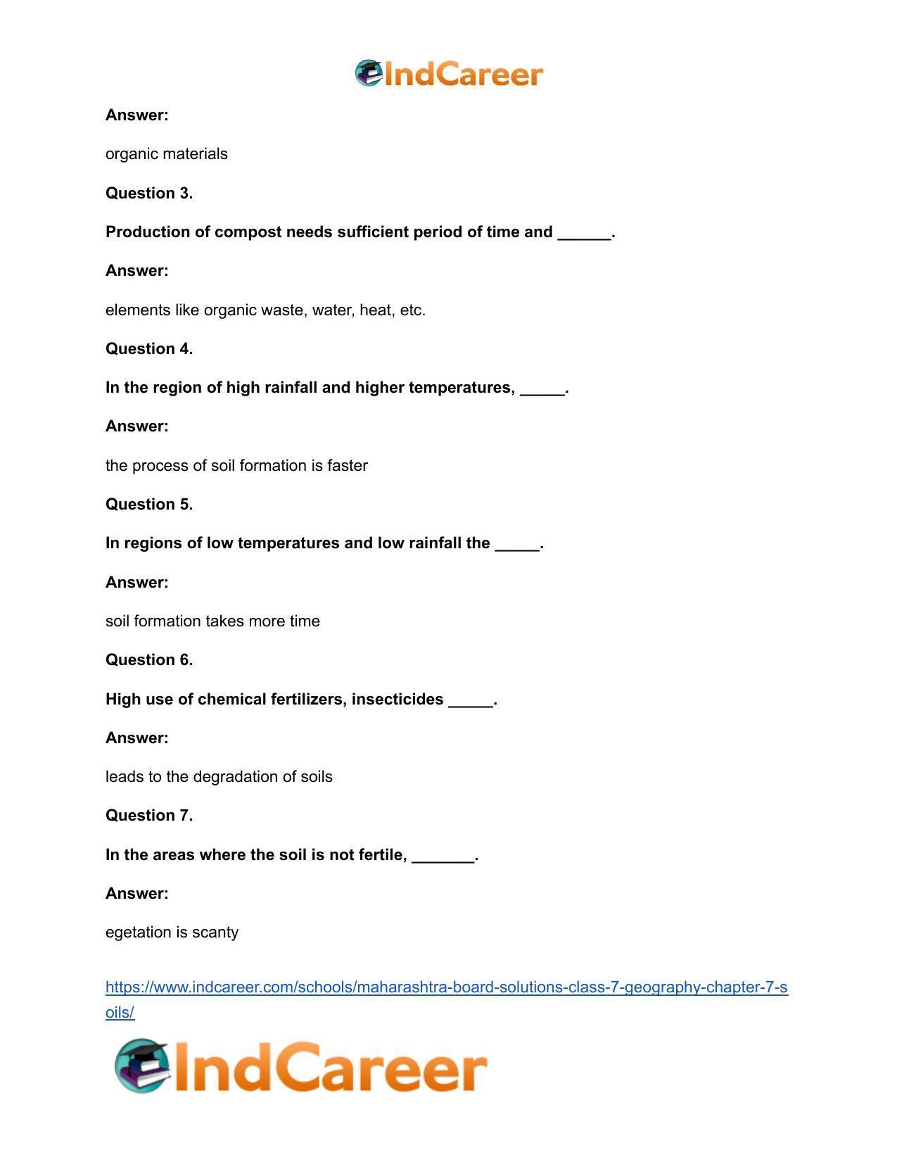 Maharashtra Board Solutions Class 7-Geography: Chapter 7- Soils - Page 14