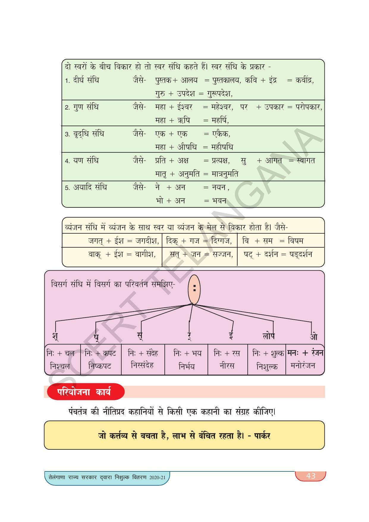 TS SCERT Class 9 Second Language(Hindi Medium) Text Book - Page 53