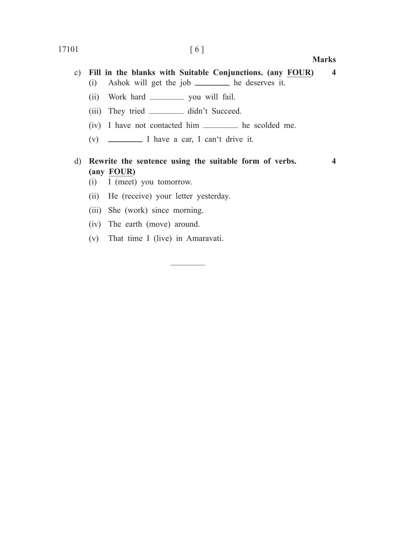MSBTE Winter Question Paper 2019 - Engineering Mathematics - Page 6